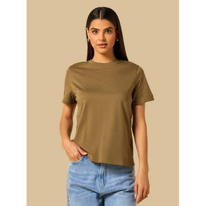 Women's Plain <b>T</b>-<b>Shirt</b> - Product Image 3