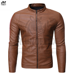 <b>Winter</b> <b>Leather</b> <b>Jacket</b> For Men Stylish All Sizes With Customized Logo And Privet Label <b>Leather</b> <b>Jacket</b> With Zipper - Product Image 3