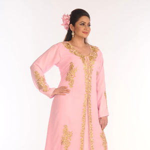 Ethnic Maxi Abaya Moroccan Islamic <b>Kaftan</b> Beach Fancy Modern Floor Length Bell Sleeve <b>For</b> <b>Women</b> Dress - Product Image 1