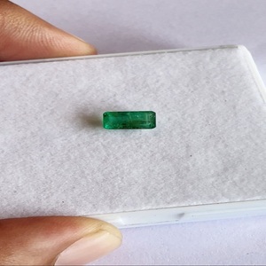 Calidad AAA, piedra preciosa de corte esmeralda colombiana certificada por IGI, excelente brillo, color verde, 100 $, incluido IGI - Product Image 1