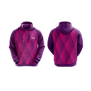 Otoño-Wear 100% Poliéster Sublimado Sudadera con capucha Tejido y transpirable Equipo impermeable o Marca Diseño de impresión completa - Product Image 5