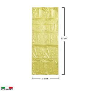 Sacchetti per rifiuti domestici 150 giallo Ecofor 55x65 cm ad alta resistenza antigoccia 10 rotoli-realizzati in Italia - Product Image 2