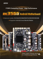 Placa Rockchip RK3566 de Cuatro Núcleos, 4 GB + 64 GB, 4G LTE, Android 15/Linux, Placa Arm Integrada para IA/Control Industrial/Señalización Digital