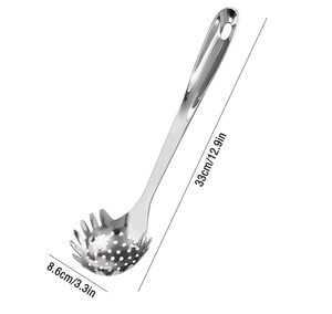 Ménage En Acier Inoxydable Spaghetti Pâtes Cuillère Serveur Ustensiles De Cuisine Professionnels artisanat de qualité supérieure - Product Image 5