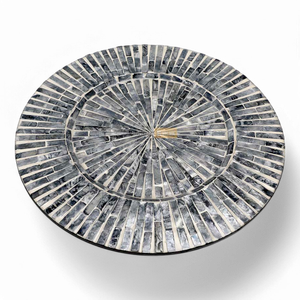 Décoration de table de cuisine moderne de luxe en gros Assiettes de présentation en nacre Décoration de table de fête de mariage fabriquée au Vietnam - Product Image 4