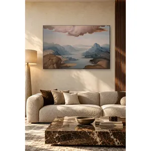Impression sur toile de paysage de lac et de montagnes de Fida Marco d'Oggiono - Product Image 2
