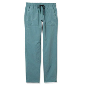 กางเกงขายาวผู้ชายทรงหลวมลายทางสีดำคุณภาพสูงแบบสั่งทำพิเศษ ปี 2026 ทรงตรงผ้าแคนวาสปักลายแบบเรียบสไตล์วินเทจพร้อมเชือกผูกเอว - Product Image 5