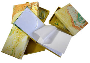 กระดาษหินอ่อนรีไซเคิลทำด้วยมือหลากสีปกแข็งบรรจุในกล่องจับคู่อัลบั้มภาพคลาสสิก - Product Image 4