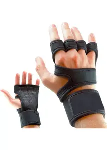 Gants d'haltérophilie demi-doigt de haute qualité pour femmes et hommes Fitness exercice gants de main de gymnastique pour le sport - Product Image 4
