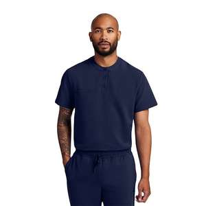 Conception personnalisée Coton Polyester Cordon de serrage Conception Taille élastique Respirant Ensemble de gommage pour hommes Offre spéciale Costumes pour hommes - Product Image 5