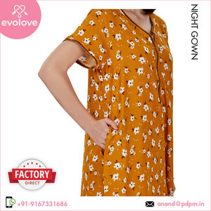 Enorme venta de la mejor calidad Lavado a máquina Tela de popelina suave y cómoda 100% Algodón Hecho Vestido de noche para mujer-Pida ahora - Product Image 4