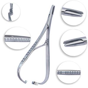 Soporte de aguja de acero inoxidable athieu con cerradura, soporte de aguja ental - Product Image 1