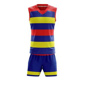 Tenues de basketball sur mesure de qualité supérieure, grandes tailles, pour adultes, motif uni, OEM ODM, maillots et shorts d'usine, 100% polyester - Product Image 2