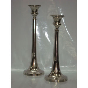 Candelabro de aluminio con Pedestal de diseño moderno, soporte de vela Vintage de lujo, alto pulido - Product Image 5