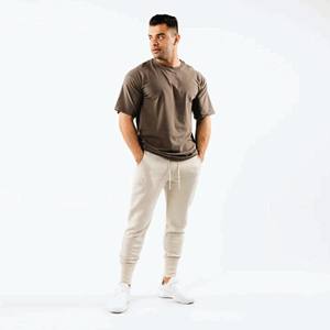 Heavy Premium Acid Wash French Custom Joggers <b>Men</b> Fleece Sweatpants Manufacturer in Sialkot Pakistan - Product Image 1