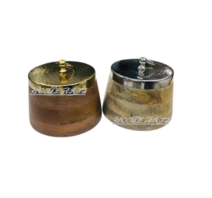 Tazón para servir de frutas secas de madera de forma redonda hecha a mano, Juego de 3 tazones para servir nueces de diferentes tamaños con bandeja de diseñador - Product Image 6