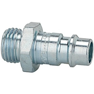 RIEGLER Embout en acier galvanisé DN 7.2-7.8, filetage mâle G 1/4 SW 17 mm, lot de 10, accessoires et pièces pour outils pneumatiques - Product Image 1