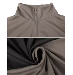 Conjunto de chándales grises elegantes Sudadera con pantalones de chándal Entrenamientos de gimnasio elegantes y cómodos y ropa informal Ideal para la vida activa - Product Image 3