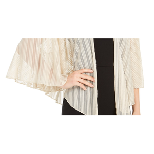 INC International Concepts Coprispalle Corto Metallizzato Beige da Donna, Taglia Regolare, Traspirante, Estivo - Product Image 3