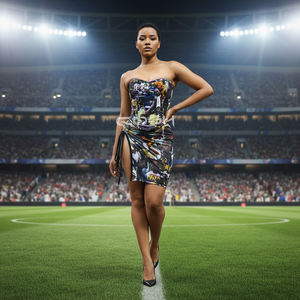 High Elastic Custom Sublimated Printed Corset With Mini Skirt | <b>Black</b> Lives matter Print Corset and High Waist Skirt Supplier - Product Image 3