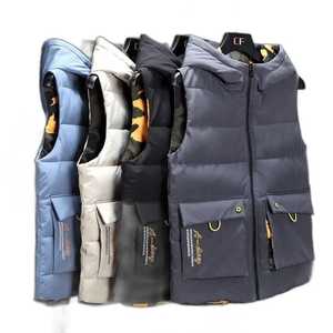 Chalecos para hombre, chaleco cálido, chaqueta sin mangas de doble cara, Invierno 2024, capucha de camuflaje, bolsillo, chaleco aislado de talla grande, otoño para hombre - Product Image 5