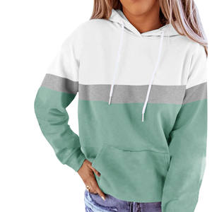 Estilo de punto Sudadera con capucha Sudaderas con capucha para mujer Otoño Invierno Fleece Logotipo personalizado Mujeres Sudaderas con capucha de gran tamaño Mujeres Sudaderas con capucha - Product Image 4
