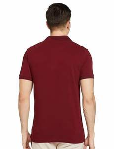 Camisetas de Jersey de Algodón de Color Sólido para Hombre, Estilo Casual, Corte Ajustado, Logotipo Personalizado, Tejido de Punto Corto de Verano, Bordado 3D OEM - Product Image 6