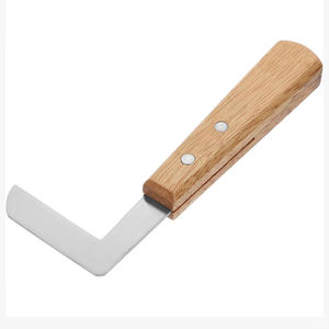 Cuchillo para Recortar Pezuñas MEDIHEAL SURGICAL CORPORATION, Mango de Madera, Hoja de Acero Alemán, Herramienta Quirúrgica Veterinaria para Caballos y Vacas - Product Image 2