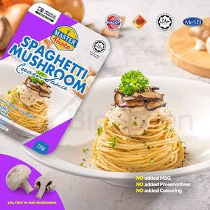 มาสเตอร์พาสโต้ หม้อไฟสำเร็จรูปพร้อมรับประทานสำหรับผู้ใหญ่และเด็ก ปรุงสุกใน 2 นาที สปาเก็ตตี้ครีมเห็ด บรรจุภัณฑ์สุญญากาศ - Product Image 4