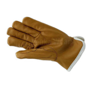 Gants de travail antidérapants de haute qualité avec logo OEM personnalisé, protection des mains en cuir sur mesure pour travaux industriels. - Product Image 6