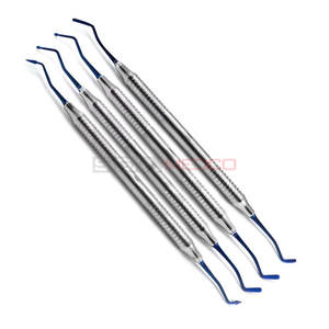 Juego de relleno compuesto de titanio azul, 4 Uds., relleno compuesto Dental, herramientas manuales restaurativas, laboratorio, dentista, instrumentos médicos - Product Image 4