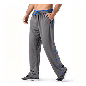 Pantalon en tissu polaire anti-rides pour homme, coupe ample, taille moyenne élastique et coupe droite, pour salle de sport ou tenue décontractée, vente en gros - Product Image 4