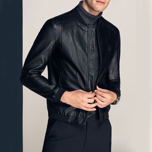 Veste en lin mélangée à rabats pour hommes au prix de gros avec poches plaquées sur les hanches à col à revers - Product Image 2