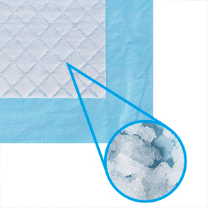 Tapis jetables imprimés en pâte fluff OEM ODM pour l'entretien des lapins avec charbon actif, super absorbants et anti-odeurs - Product Image 6