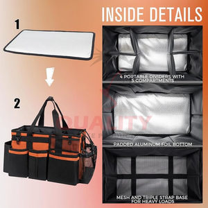 กระเป๋าขนม้าดีไซน์ให้มีน้ำหนักเบากันน้ำได้กระเป๋าสำหรับใส่ของและอุปกรณ์เสริมสวย - Product Image 5