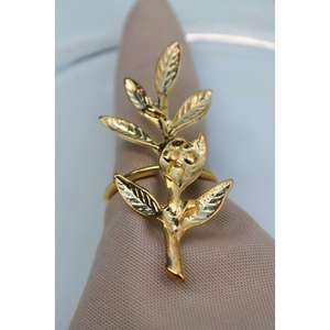 Servilletero de luna de Ramadán árabe, suministro al por mayor chapado en oro, servilletero único reutilizable de estilo americano, buen descuento - Product Image 4