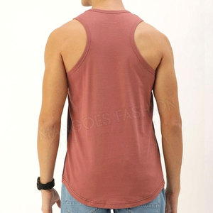 Camiseta sin mangas para gimnasio con estampado de logotipo personalizado para hombre, camiseta transpirable de secado rápido de alta calidad, estilo informal recién llegado - Product Image 2