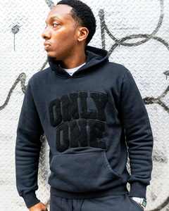 Fabricante de ropa personalizada, sudadera con parche bordado desgastado con lavado ácido, pantalones de chándal acampanados, conjuntos recortados con capucha - Product Image 1