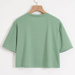 เสื้อยืดฟิตเนสเข้ารูปสำหรับผู้หญิงเสื้อโยคะมีสไตล์ลำลองสำหรับเด็กผู้หญิงเป็นมิตรกับสิ่งแวดล้อมสำหรับฤดูร้อน - Product Image 2