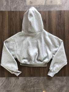 Sudaderas con Capucha para Mujer, Holgadas, de Felpa, Cortas, con Estampado Frontal, de Alta Calidad, Dos Tonos, Estilo Urbano Básico, Otoño Invierno, Sudadera Corta 2025 - Product Image 3