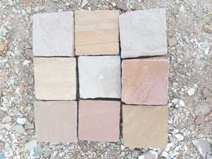 Pavés de grès jaune et multicolore naturels durables, pavés de jardin et d'allée pour l'extérieur à un prix abordable - Product Image 6