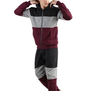 New Design 100% Cotton Breathable <b>Slim</b> <b>Fit</b> Printed <b>Men's</b> Tracksuits Sets Long Sleeve <b>Jacket</b> and Pants Quick Dry Breathable - Product Image 3