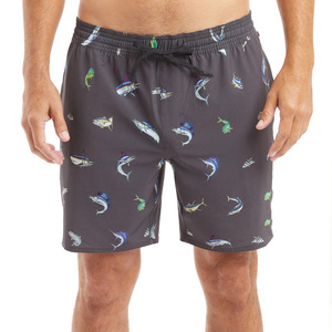 Short de pêche personnalisé à séchage rapide pour hommes short de pêche léger et personnalisé de haute qualité avec cordon de serrage 100% polyester - Product Image 1