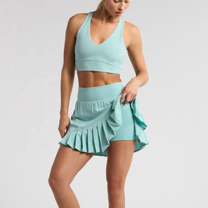 Women's Plus Size Breathable Eco-Friendly Tennis <b>Skirt</b> Set with Natural Waistline 100% Cotton Mini <b>Skirt</b> CheaP Price Custom - Product Image 2