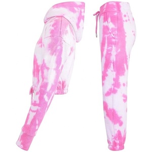 Nouveautés Survêtements pour femmes Survêtement tie Dye sur mesure pour femmes Offres Spéciales Training Wear Survêtements pour femmes - Product Image 5