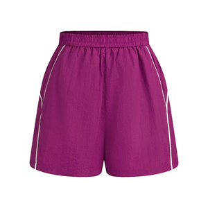 100% Cotton Mid Waist Hot Shorts Knitted Eco-Friendly and Breathable Anti-Wrinkle Drawstring Closure OEM Service Available - Product Image 2