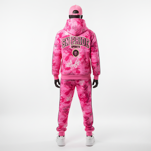 ชุดวอร์มมีฮู้ดผู้ชายลำลอง แฟชั่นทรงปกติ สวมใส่สบาย ระบายอากาศดี ปักลาย ผ้าฝ้าย 100% - Product Image 2