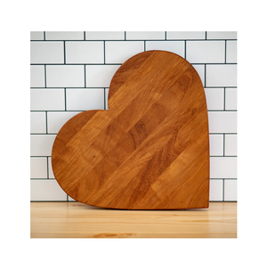 Tabla de Cortar de Madera en Forma de Corazón, Color Madera Natural, Tabla/Bloques de Cortar, Utensilios de Cocina - Product Image 3