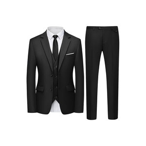Nuevo Traje de Moda con Cuello de Solapa, Color Sólido, Traje Ajustado para Hombre, Traje Casual de Negocios, Traje de Padrino - Product Image 2