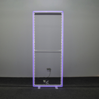 Boîte lumineuse rectangulaire double face en aluminium sur mesure pour intérieur, vente en gros, impression de logo OEM, affichage publicitaire, fabricant, commerce